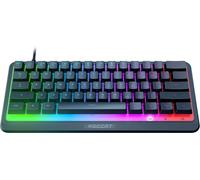 Magma Mini Clavier De Jeu Rvb 60% Avec 5 Zones D'Éclairage Programmables,Commutateurs À Membrane,Couches De Fonction Programmables,Anti-Ghosting Et Résistance Aux Déversements ¿ Noir