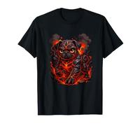 Magma Pug Inferno Puppy Monstre de Lave Volcan T-Shirt