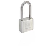 Magmaus® PDE40 Cadenas Exterieur avec 3 Clés - Long Shackle Anse Longue, Acier Inoxydable 40 mm | Antivol de Sécurité Waterproof pour Portail, Locker, Shed