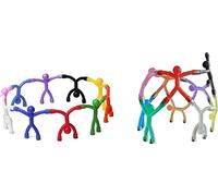 MAGMEN Lot de 20 figurines magnétiques | Assortiment de couleurs | Aimants en néodyme | Jouet de construction STEM sans écran pour enfants de 3 à 12 ans | Sans BPA | Jouet sensoriel et sensoriel de