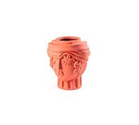Magna Graecia Vase en Terre Cuite Femme