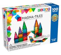 Magna-Tile - Lot de 100 dalles couleurs translucides