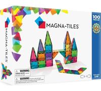 Magna-Tiles Clear Colors À partir de 3 ans 100 Piece Set