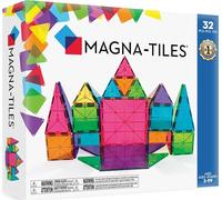 Magna-Tiles Couleurs claires 32 pièces - Pièces magnétiques de Construction 3D