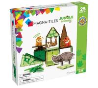 Magna-Tiles Jungle Animals de 25 pièces - Pièces magnétiques de construction 3D