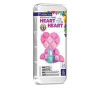 Magna-Tiles microMAGS 26-teiliges Herz zu Herz Reiseset, Die Original Magnetbaum