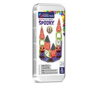 MAGNA-TILES MicroMAGS Kit de voyage 24 pièces Spooky La marque originale de construction magnétique