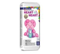 Magna-Tiles MicroMAGS Kit de Voyage 26 pièces Heart to Heart The Original Magnetic Building Brand