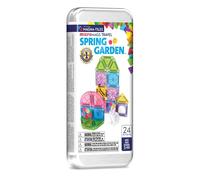Magna-Tiles – Kit de voyage MicroMAGS pour jardin printanier – 24 pièces