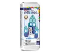 Magna-Tiles MicroMAGS Winter Wonder Kit de Construction magnétique 26 pièces