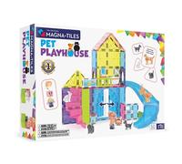 Magna-Tiles Kit de construction magnétique Pet Playhouse 50 pièces