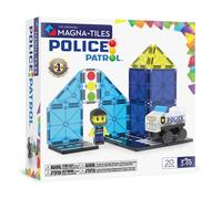MAGNA-TILES Police Patrol Kit de construction magnétique 20 pièces