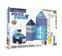 MAGNA-TILES Police Station de construction magnétique 35 pièces