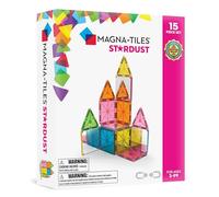 Magna-Tiles Stardust 15 pièces - Pièces magnétiques de Construction 3D