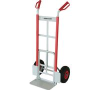 Magnacart Sack Truck MCH4 - 150KG - Hayon pliable - Acier - 71,5 x 54,5 x 114 CM - Usage privé et professionnel - Gris/Rouge
