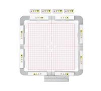 MagnaHoop Cerceau magnétique pour Brother XV8500D/8550D, XE1/XE2/XJ1/XJ2, XP1/XP2/XP3, Babylock Destiny (BLDY), cadre de machine à broder magnétique en métal (9,5 x 9,5 EF97MK)