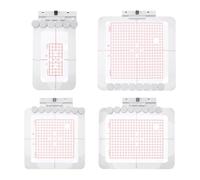 MagnaHoop Kit de cerceau magnétique pour machine à broder Janome MC 500E 400E 550E Memory Craft Elna Expressive 830 830L, cadre de machine à broder magnétique en métal (JA41-2345M = JA412M+JA413M+