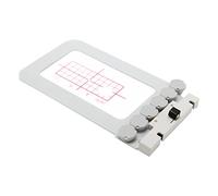 MagnaHoop RE10B Cerceau magnétique en métal pour machine à broder Janome MC 500E 400E 550E Memory Craft Elna Expressive 830 830L (9,9 x 4,1 cm - JA415M)