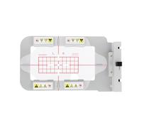 MagnaHoop RE10B Cerceau magnétique pour machine à broder Janome MC 500E 400E 550E Memory Craft Elna Expressive 830 830L, cadre de machine à broder magnétique en métal (3,9 x 1,6-JA415MK)