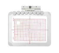 MagnaHoop RE20B Cerceau magnétique pour machine à broder Janome MC 500E 400E 550E Memory Craft Elna Expressive 830 830L, cadre de machine à broder magnétique en métal (5,5 x 8-JA413M)