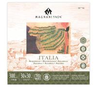 Magnani 1404 : ITALIA Watercolour Pad : 30 x 30cm : 10 x 10in : 300gsm : 140lb : 20 Sheets : Cold Presssed : Not