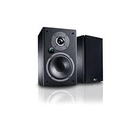 Magnat Monitor Reference 2A Bluetooth Stereo Shelf Speakers with HDMI, Phono Preamp, 1 Pair, Black