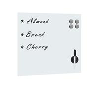 Magneetbord voor aan de wand 40x40 cm glas285372