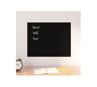 Magneetbord voor aan de wand 50x40 cm gehard glas zwart347938
