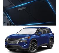 Magnelex Pare-Brise Pare-Soleil avec Bonus de Volant Pare-Soleil. 210t réfléchissant Polyester Blocs Chaleur et Le Soleil Moyen - (59" x 31")