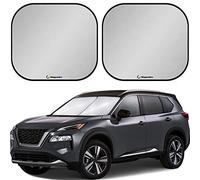 Magnelex Pare-Brise-Soleil avec 2 Bonus Pack Cling Pare-Soleil. 210t réfléchissants Tissu Blocs Sun et maintient Votre véhicule Cool. Universal fit Gris