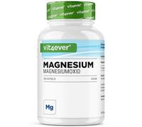 Magnésium à haute dose - 365 gélules (réserve annuelle) - 667 mg dont 400 mg de magnésium élémentaire par dose journalière à base d’oxyde de magnésium - sans additifs inutiles
