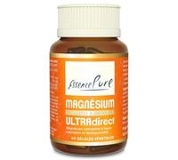Magnesium B6 Essence Pure | Magnésium Bisglycinate + Magnésium Marine | Sommeil, Stress, Fatigue - Absorption Maximale & Assimilation Facilitée | 60 Gélules 1 Mois | Api-Nature