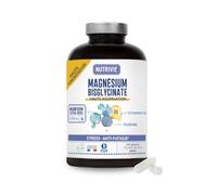 Magnésium Bisglycinate 1500 mg - Vitamine B6 & Taurine - Stress, Fatigue & Sommeil - Haute Absorption & Haute Concentration - 240 Gélules - Fabriqué en France - Nutrivie