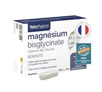 Magnesium Bisglycinate | Fatigue intense épuisement anti stress anxiété angoisse | vitamine b6 taurine | Haute absorption | 1 mois | Made in France | Laboratoire NaturAvignon