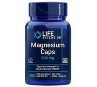 Magnésium Capsules - 500 MG (100 Végétarien Capsules)