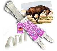 Magnésium Cheval 2 * 30ml Pâte calmante pour Chevaux Calm Relax Booster I Anti-Stress calmant nerveux L-tryptophane I en Cas d'anxiété Transport I Pâte de magnésium sérénité Cheval nerveux Haute Dose