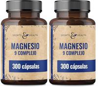 Magnesium Complex Hautement Dosé 400mg - [300x Gélules - 9 Composés de Magnésium] - Magnnésium Hautement Dosé Gélules - Magnnesium Complex Vitamine B - Oxyde de Magnesium Bisglycinate (Lot de 2)