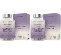 Magnésium Complexe 212mg de Magnesium Pur Vegan : Citrate de Magnesium Bisglycinate de Magnésium Malate - Fonction Musculaire Système Nerveux Énergie Anti Fatigue - 180 Gélules (Lot de 2)