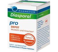 Magnésium Diasporal pro D3+K2 Depot Muskel+Kno.Tab 30 St
