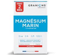 Granions Complément alimentaire Magnésium Marin – Vitamine B6 – 60 gélules