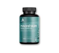 Magnesium Maxi Complex 180 comprimés- Bisglycinate de magnésium+ Malate+ Citrate+ Oxyde marin de magnésium+ Vitamine B6- Réduit la fatigue et l'épuisement, renforce les articulations et les muscles