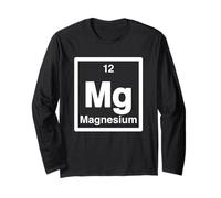 Magnésium - Mg - Tableau périodique des éléments - Cadeaux scientifiques Manche Longue