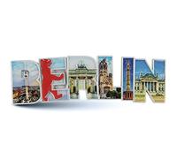 Magnet 3D Berlin | lettrage skyline | aimant pour réfrigérateur | souvenir typique | design made in Berlin