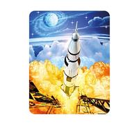 Magnet 3D LiveLife - Apollo de Deluxebase. Aimant lenticulaire Puissant pour frigo 3D Espace. Magnet décoratif Enfants & Adultes avec Illustrations sous Licence Artiste renommé Michael Searle