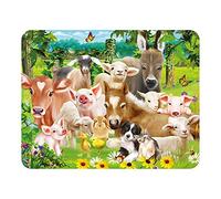 Magnet 3D LiveLife -Bébés Animaux de la Ferme de Deluxebase. Aimant lenticulaire Puissant pour frigo 3D. Magnet décoratif Enfants & Adultes Illustrations sous Licence Artiste renommé Michael Searle