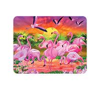 Magnet 3D LiveLife - Flamant Rose de Deluxebase. Aimant lenticulaire Puissant pour frigo 3D Zoo. Magnet décoratif Enfants & Adultes avec Illustrations sous Licence Artiste renommé Michael Searle