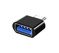 Magnet Adaptateur USB C vers USB, Unité, OTG Adaptateur USB-C vers USB-A Compatible avec MacBook, Smartphones USB C et Périphériques Type-C (Black)