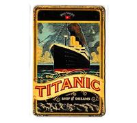 Magnet Aimant Frigo Titanic Ship of Dreams Coloré Couleurs