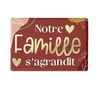 Magnet Annonce Naissance - La Famille S'Agrandit