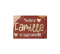 Magnet annonce "notre famille s agrandit"